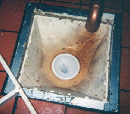 Small store floor sink